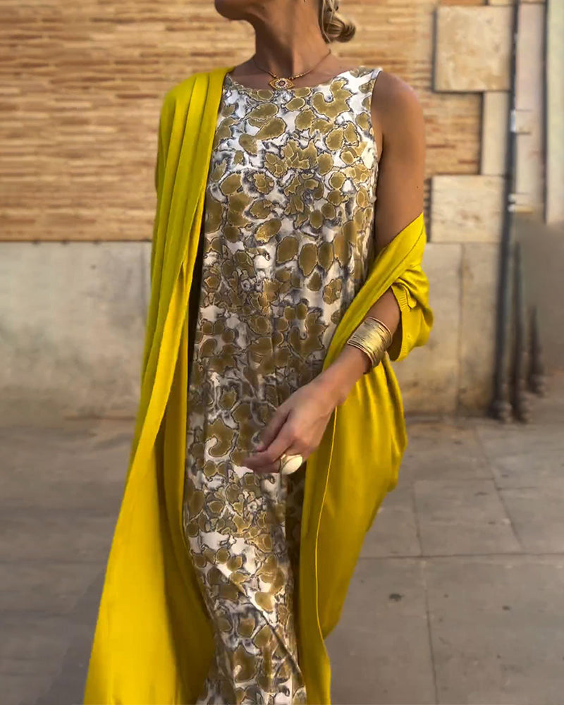 Vestido Rubí + Cárdigan de Regalo - Colección 2025