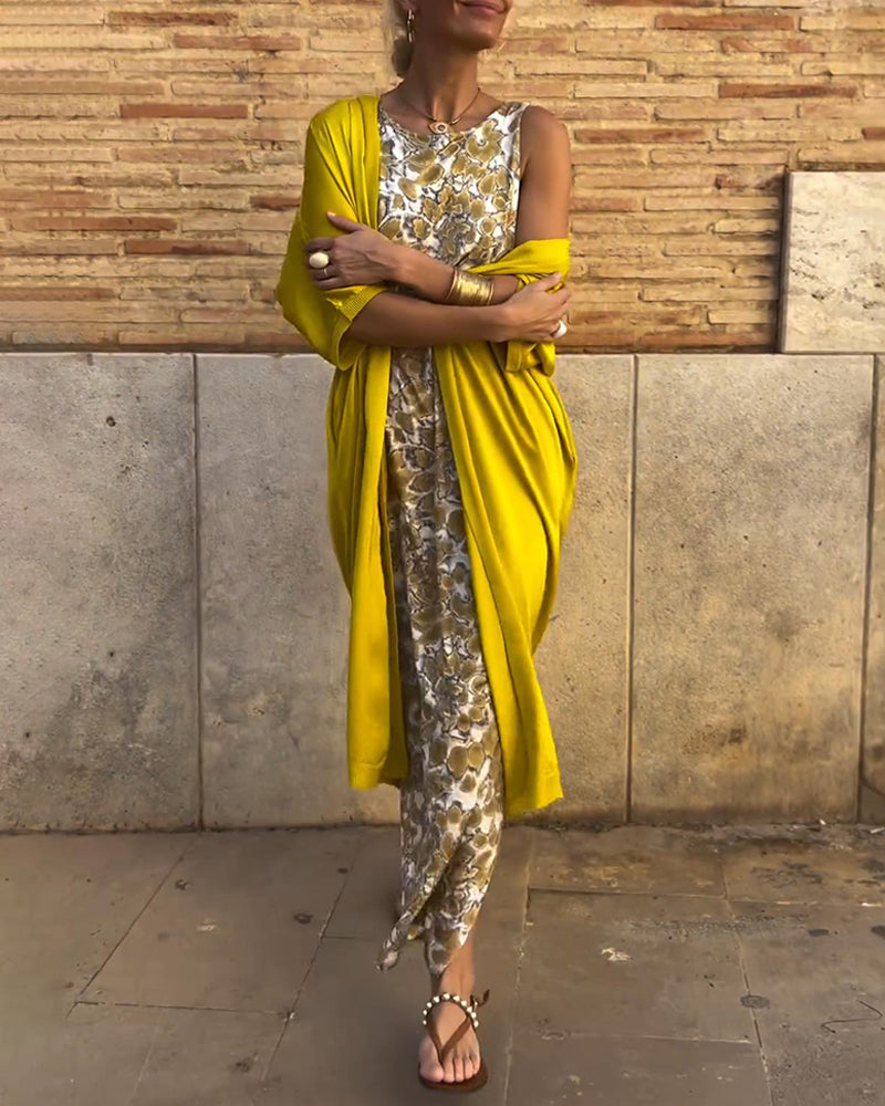 Vestido Rubí + Cárdigan de Regalo - Colección 2025
