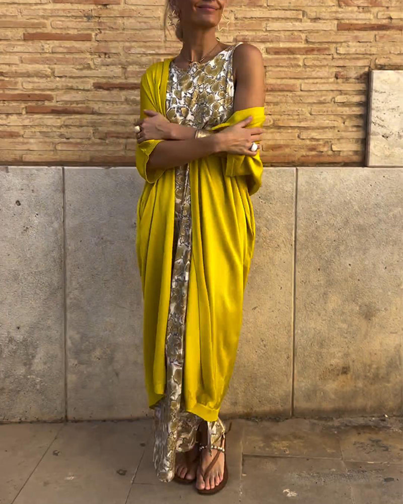 Vestido Rubí + Cárdigan de Regalo - Colección 2025
