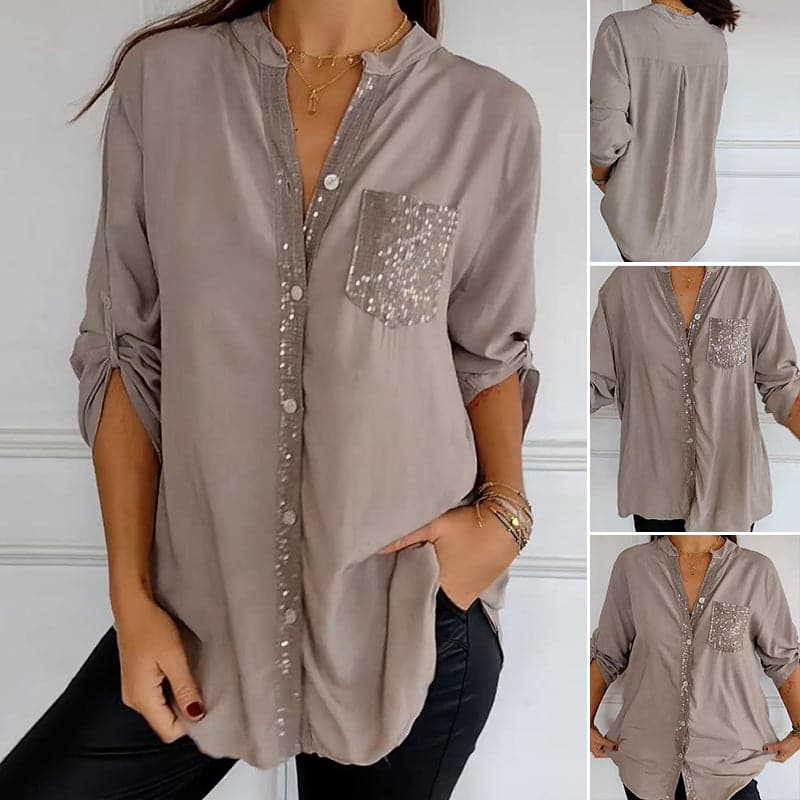 Camisa con Lentejuelas