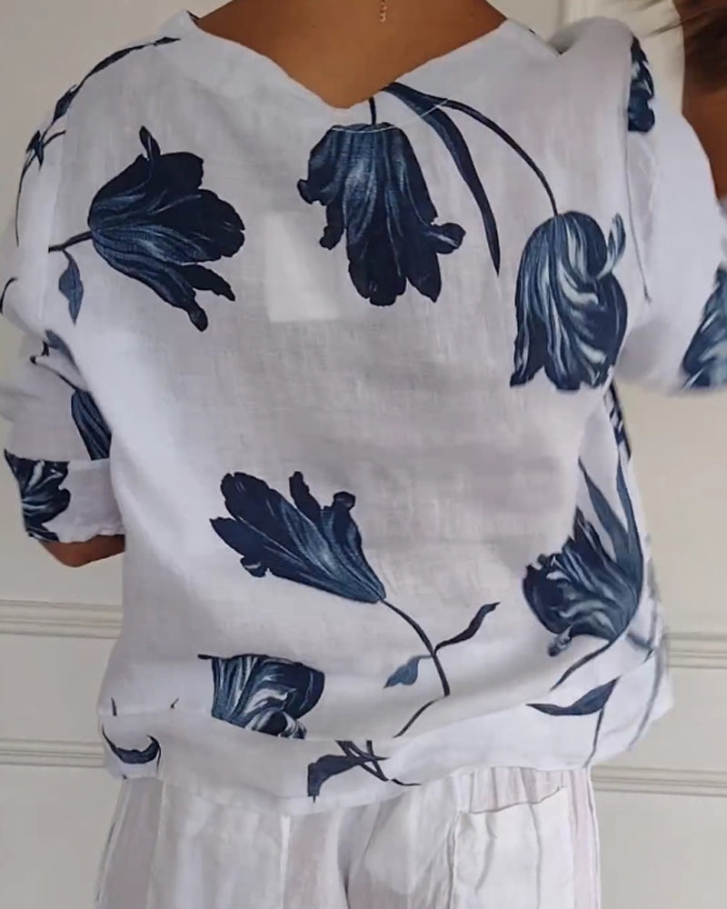 Camisa Floral - Colección 2025
